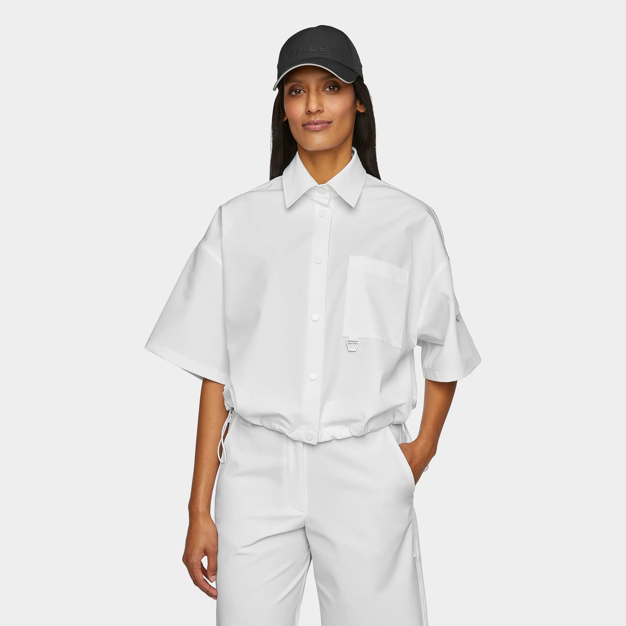 Cropped Tech Shacket sold by TILLEY product image thumbnail 2