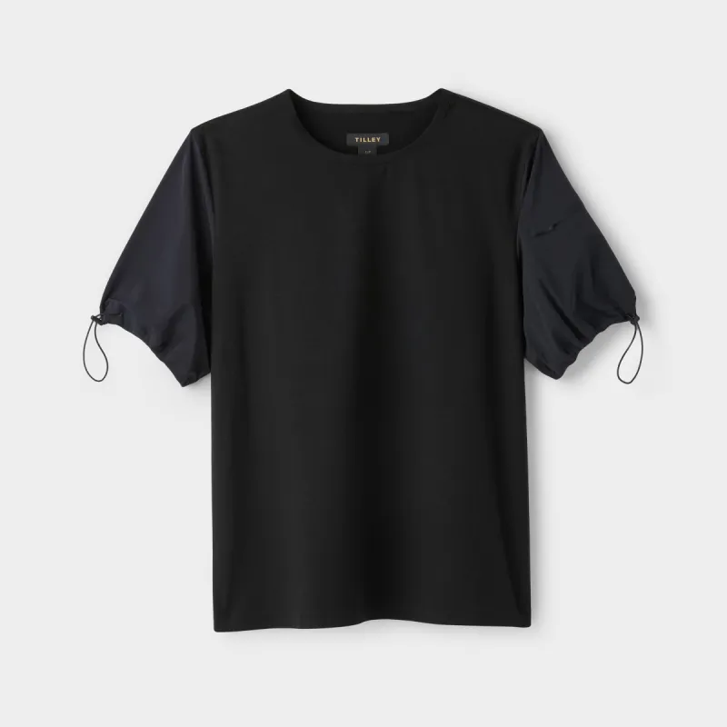 Woven Sleeve Tee sold by TILLEY