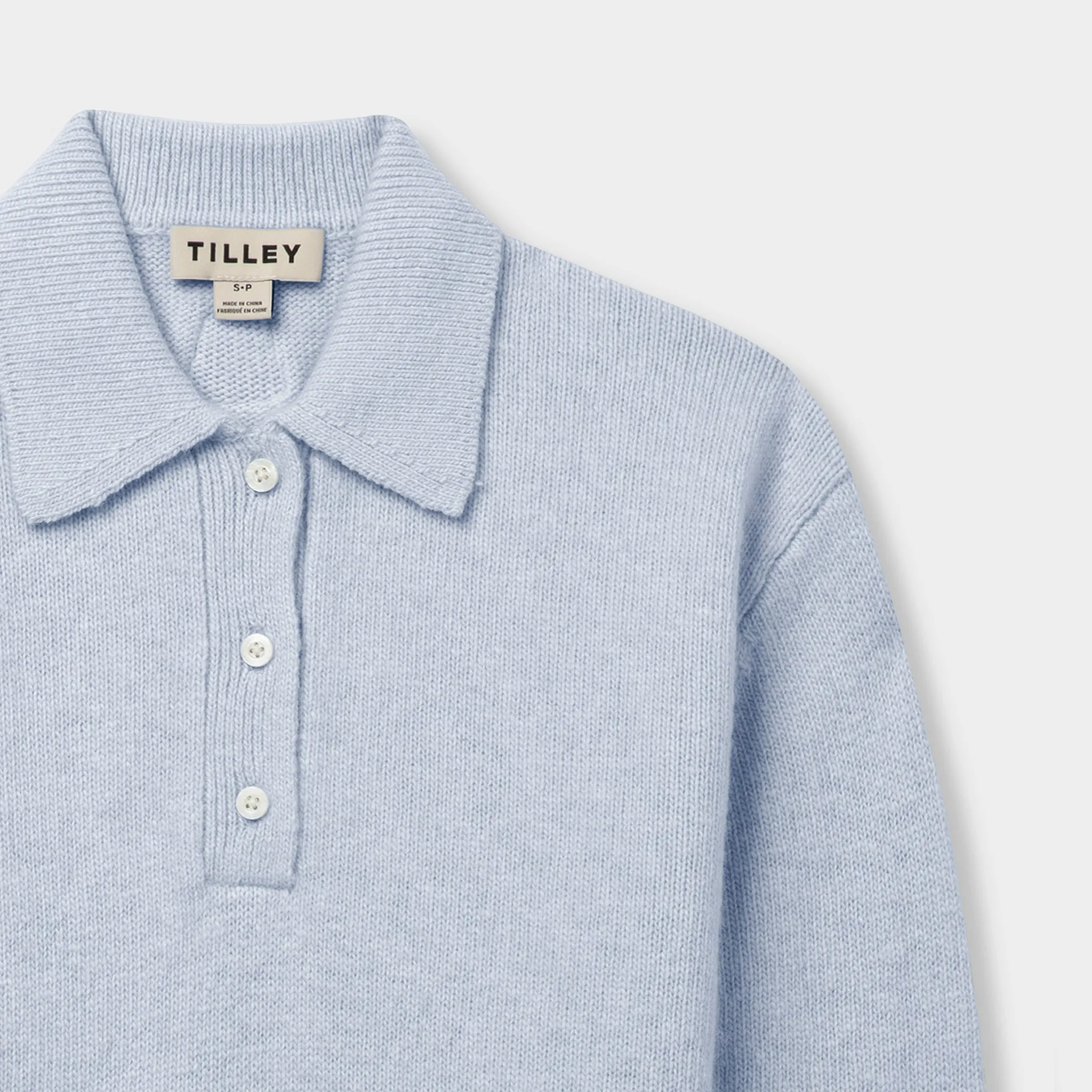 Merino Cashmere Polo sold by TILLEY product image thumbnail 4