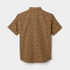 Short Sleeve Brown Geo Print sold by TILLEY