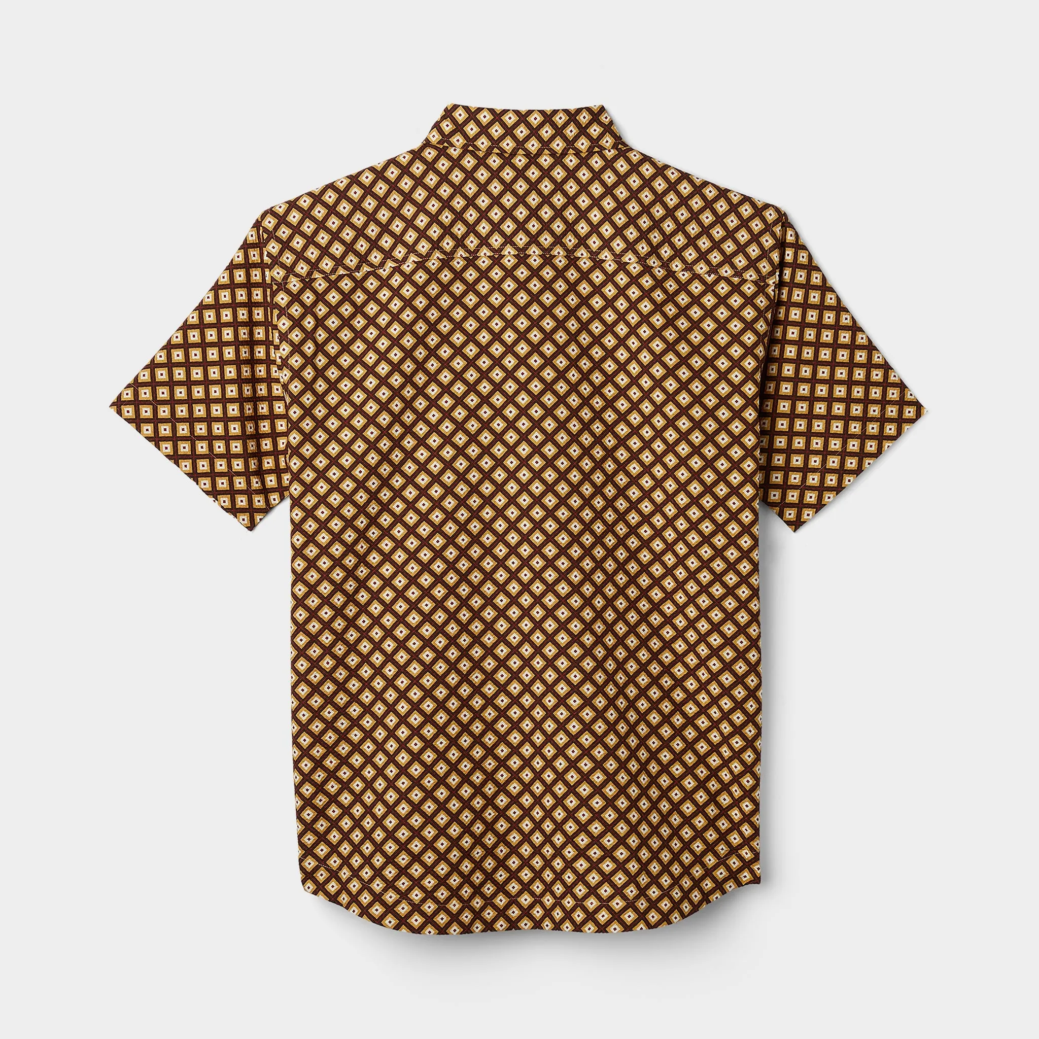 Short Sleeve Brown Geo Print sold by TILLEY product image thumbnail 5