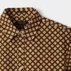 Short Sleeve Brown Geo Print sold by TILLEY