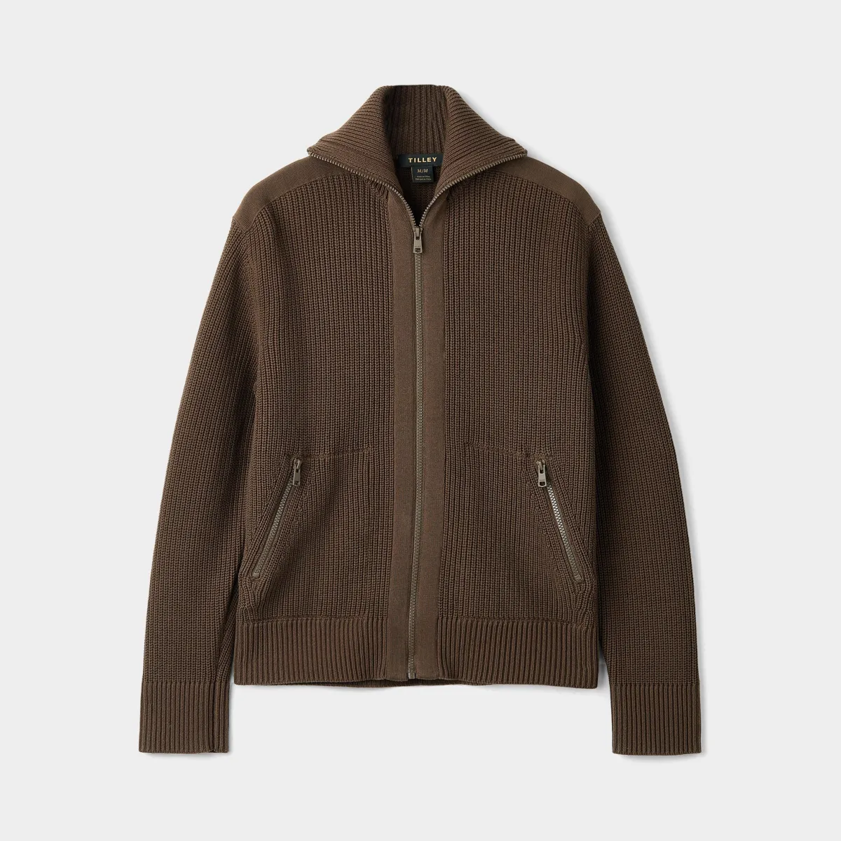 Cool Cotton Sweater Jacket sold by TILLEY