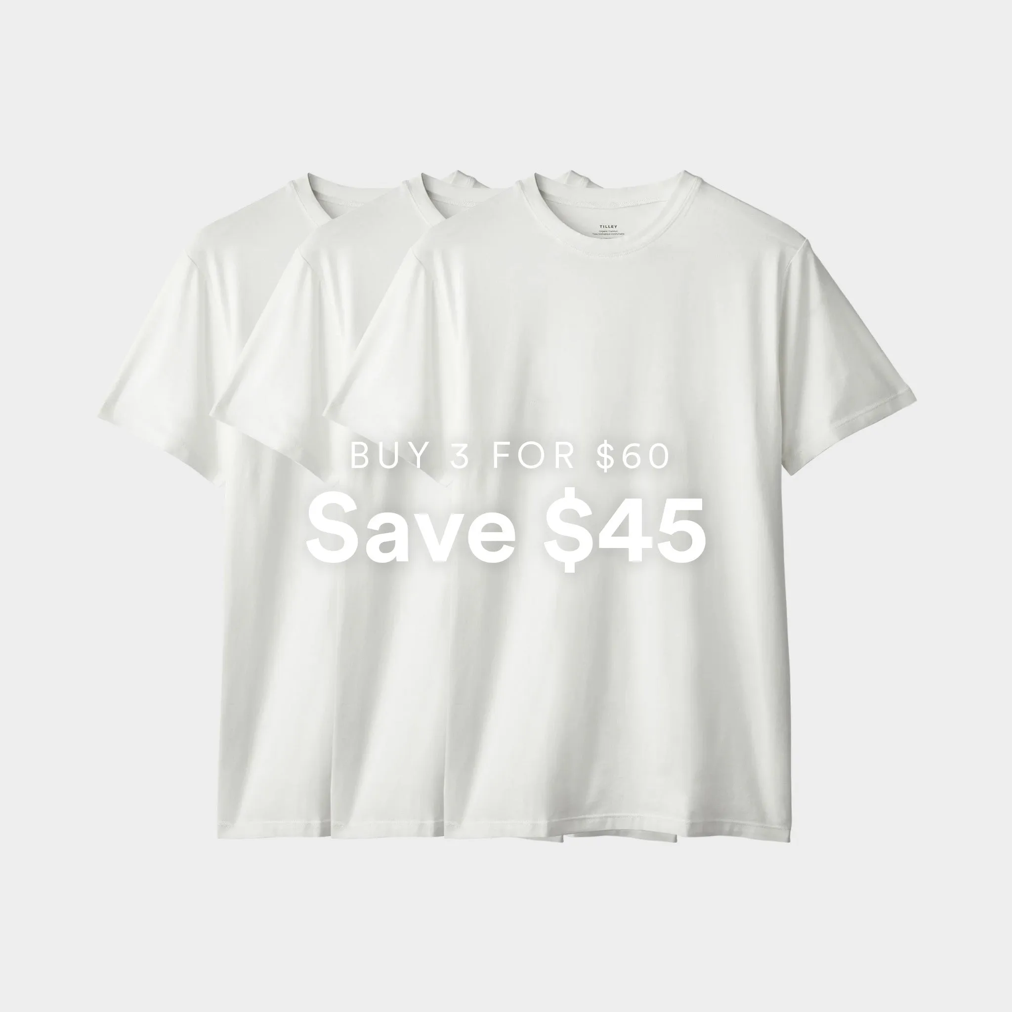 Organic Crew T-shirt sold by TILLEY product image thumbnail 2