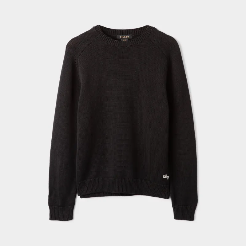 Cool Cotton Marine Sweater made by TILLEY