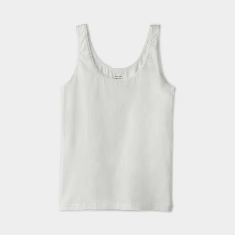 Organic Scoop Tank sold by TILLEY