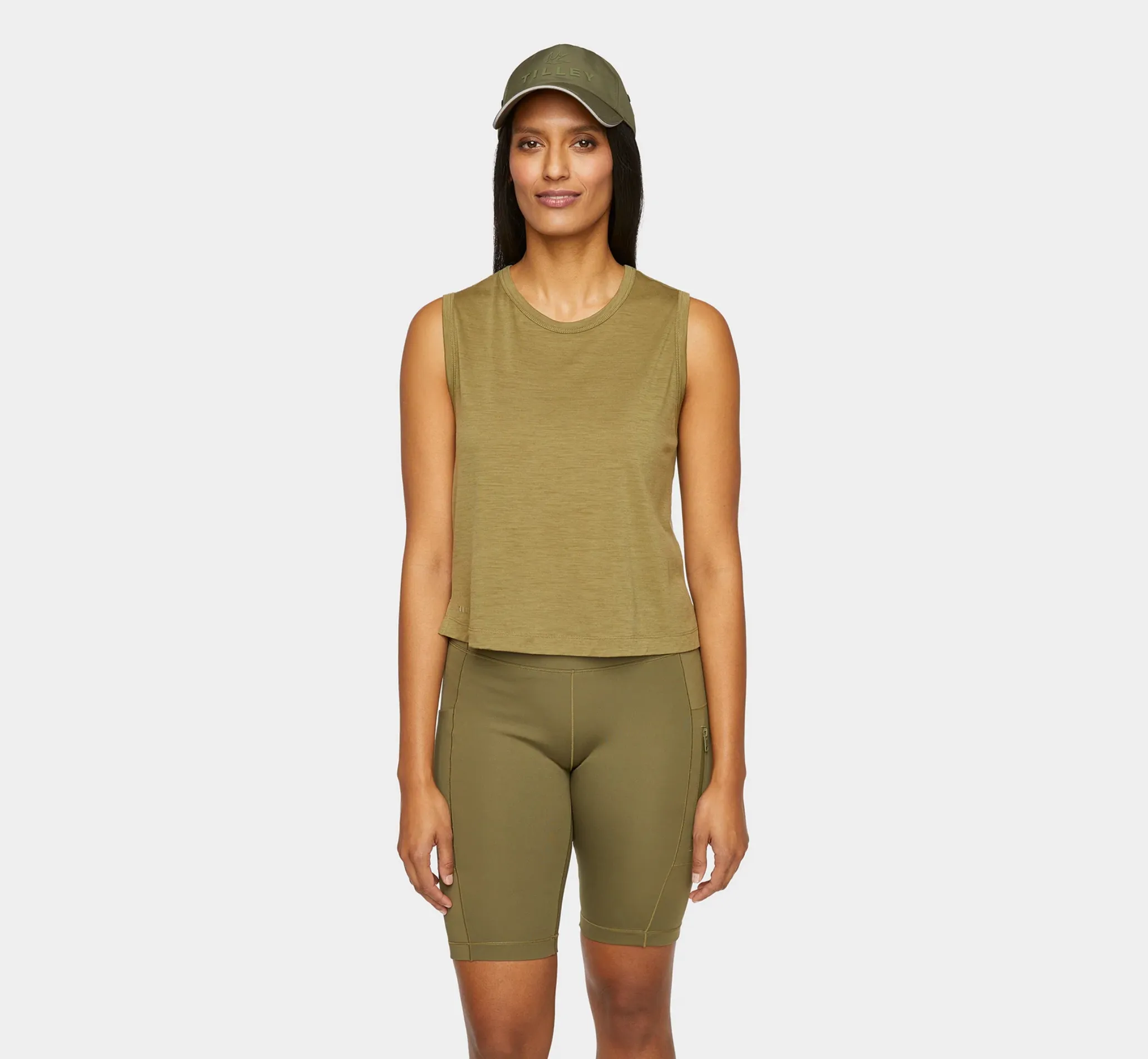Merino Crop Tank sold by TILLEY product image thumbnail 2