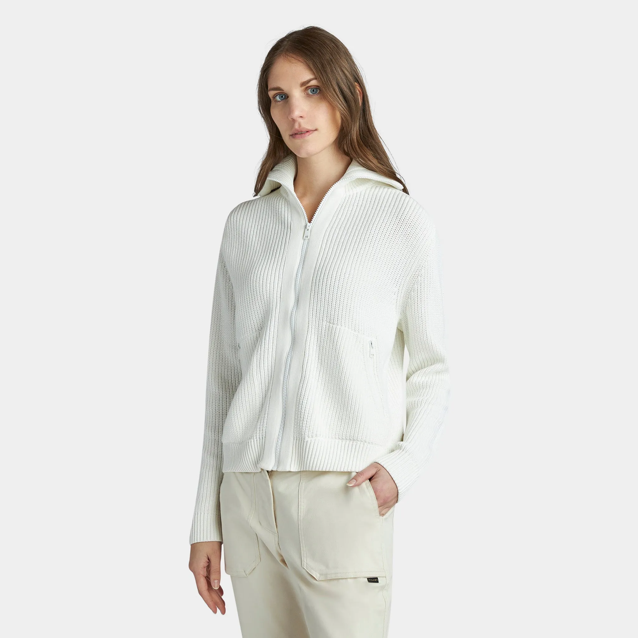 Cool Cotton Sweater Jacket sold by TILLEY product image thumbnail 4