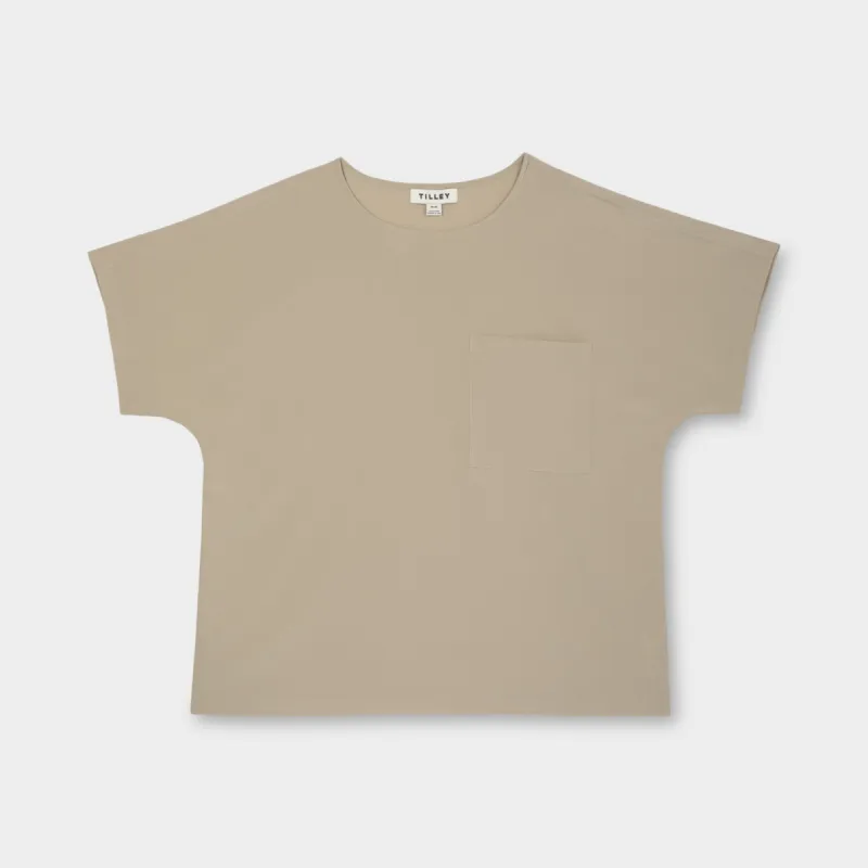Slouchy Tech Slk Tee sold by TILLEY