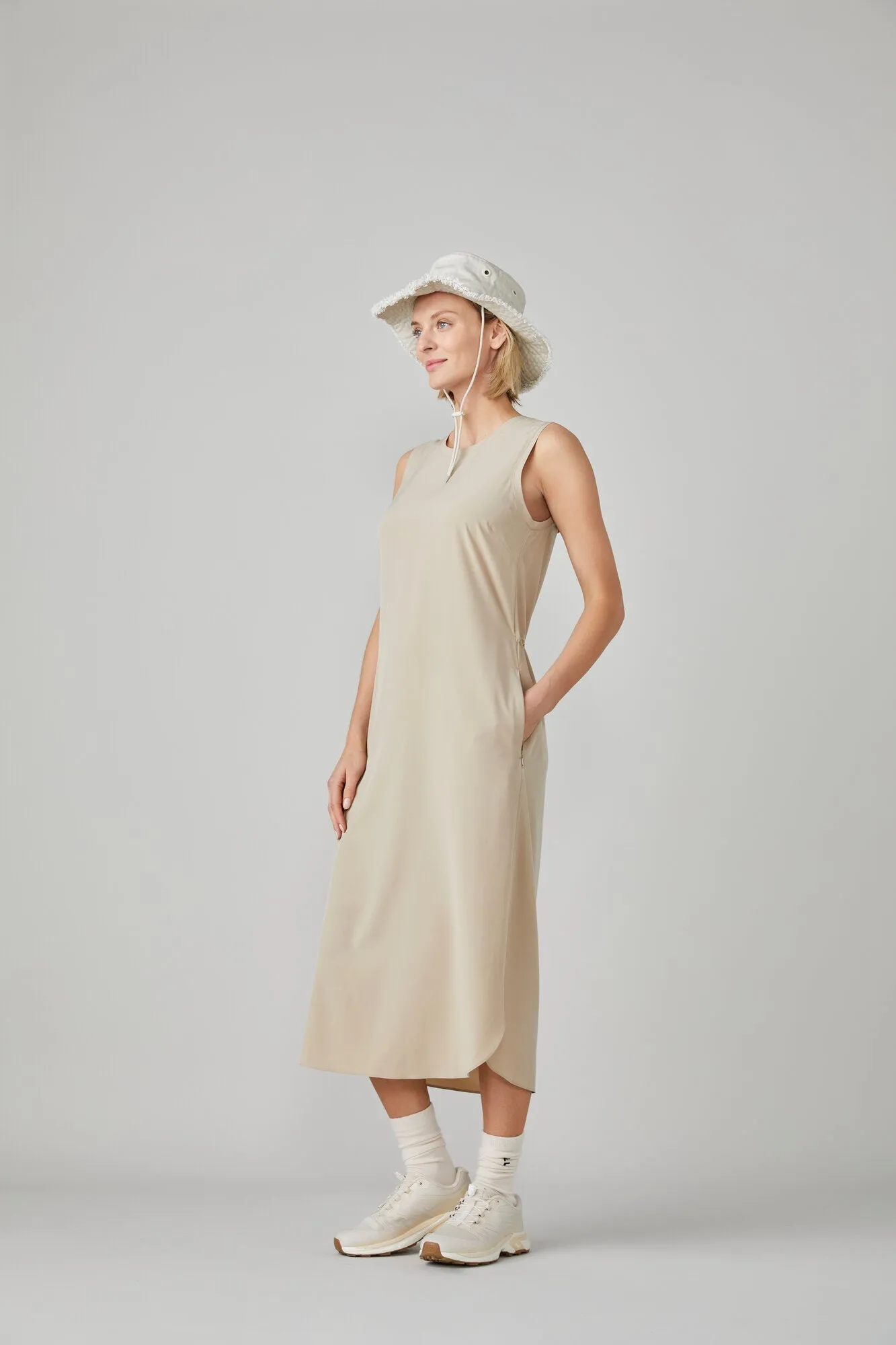 Tech Slk Midi Dress sold by TILLEY product image thumbnail 4
