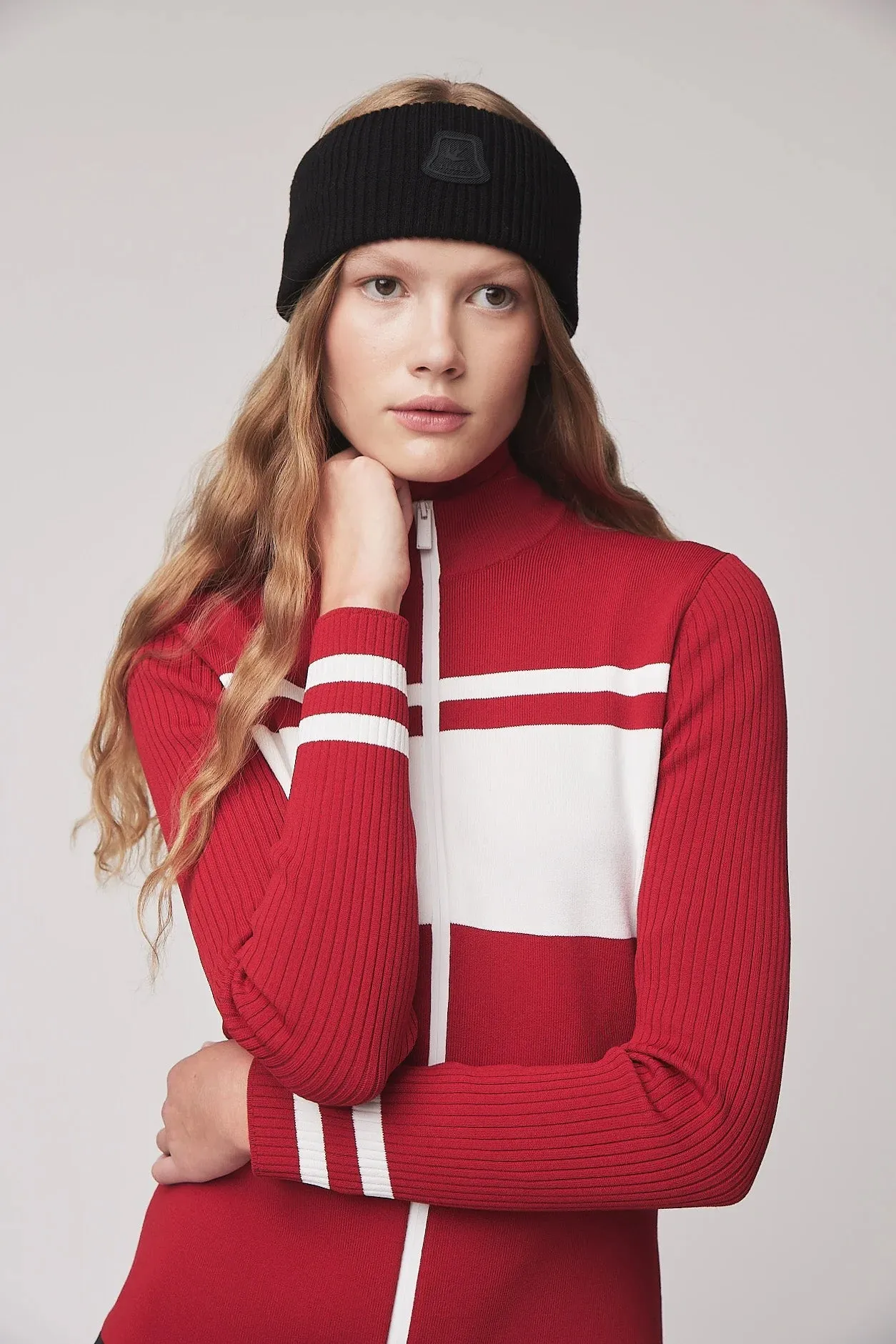 Long Sleeve Full Zip Stripe Sweater sold by TILLEY product image thumbnail 2