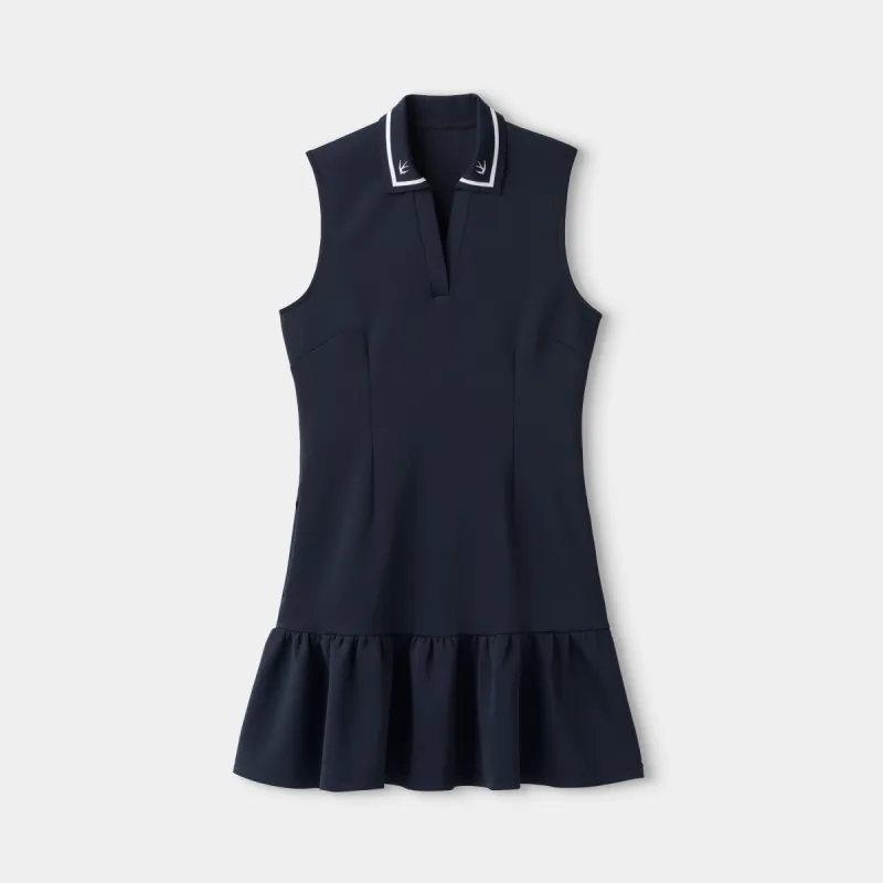 Scuba Ruffle Hem Dress sold by TILLEY