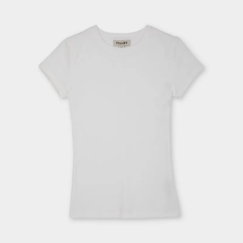 Tencel Rib Tee sold by TILLEY