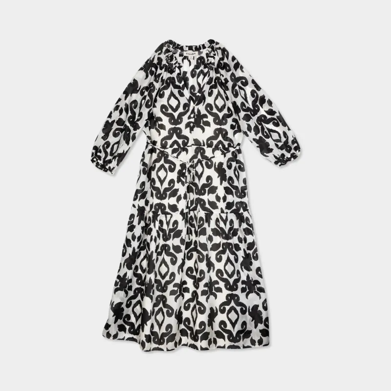 Silk Midi Dress sold by TILLEY