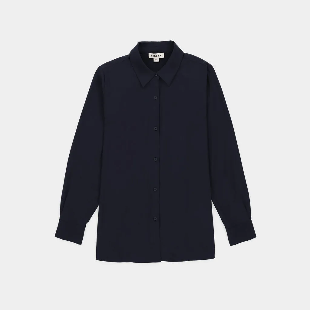 Tech Slk Long Sleeve Button Top sold by TILLEY product image thumbnail 2