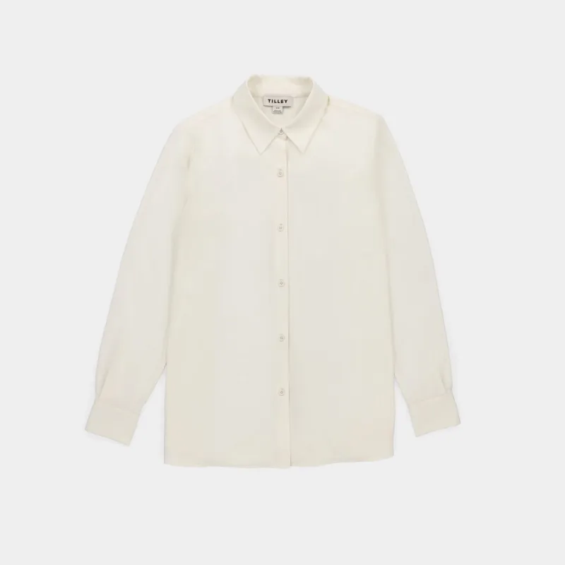 Tech Slk Long Sleeve Button Top sold by TILLEY