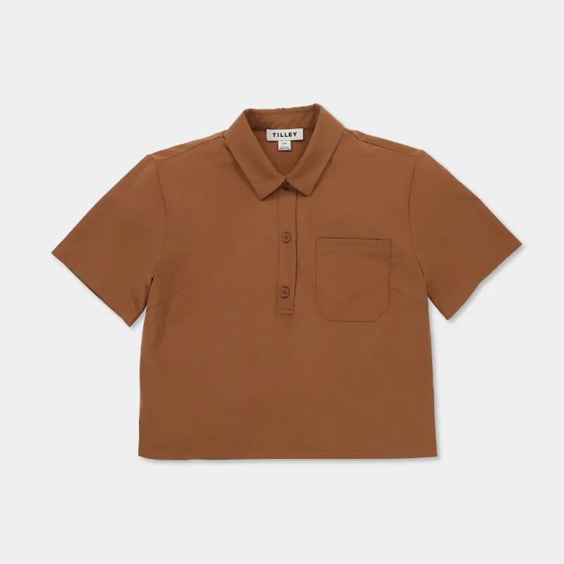 Short Sleeve Tech Slk Polo made by TILLEY