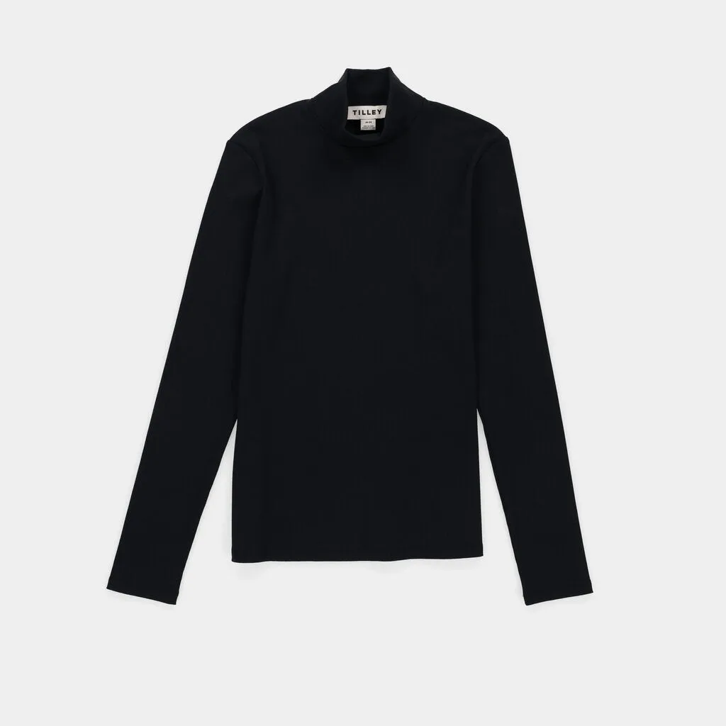 Long Sleeve Mockneck Tencel Rib sold by TILLEY product image thumbnail 3