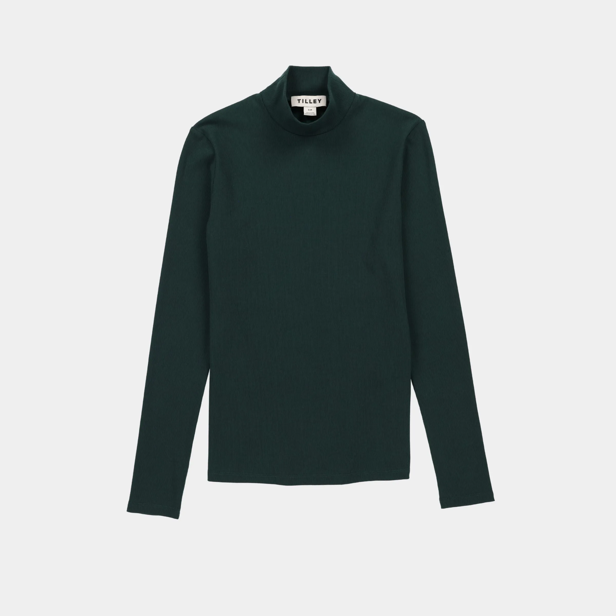 Long Sleeve Mockneck Tencel Rib sold by TILLEY product image thumbnail 4