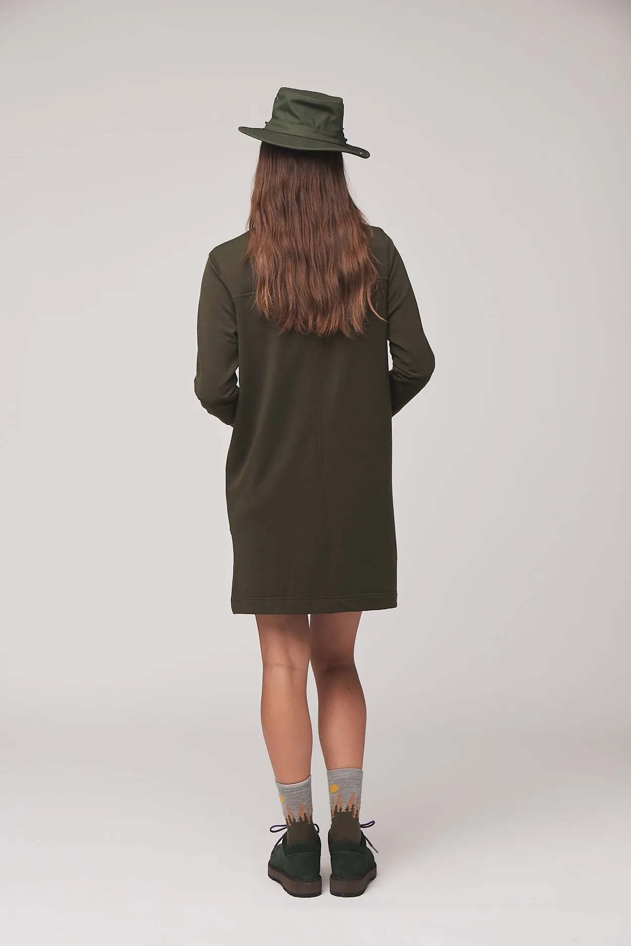 Merino Sweatshirt Dress sold by TILLEY product image thumbnail 4