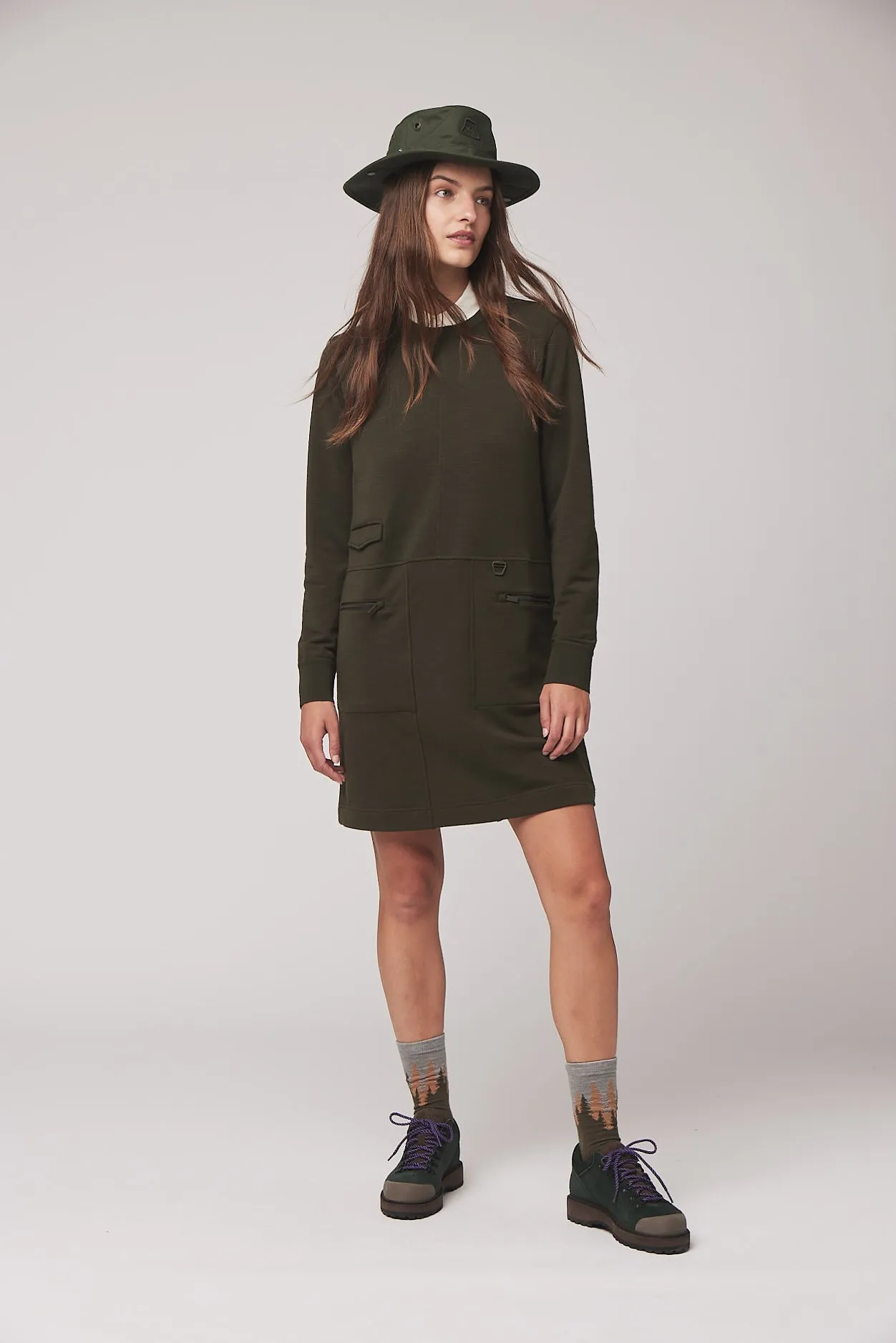 Merino Sweatshirt Dress sold by TILLEY product image thumbnail 2