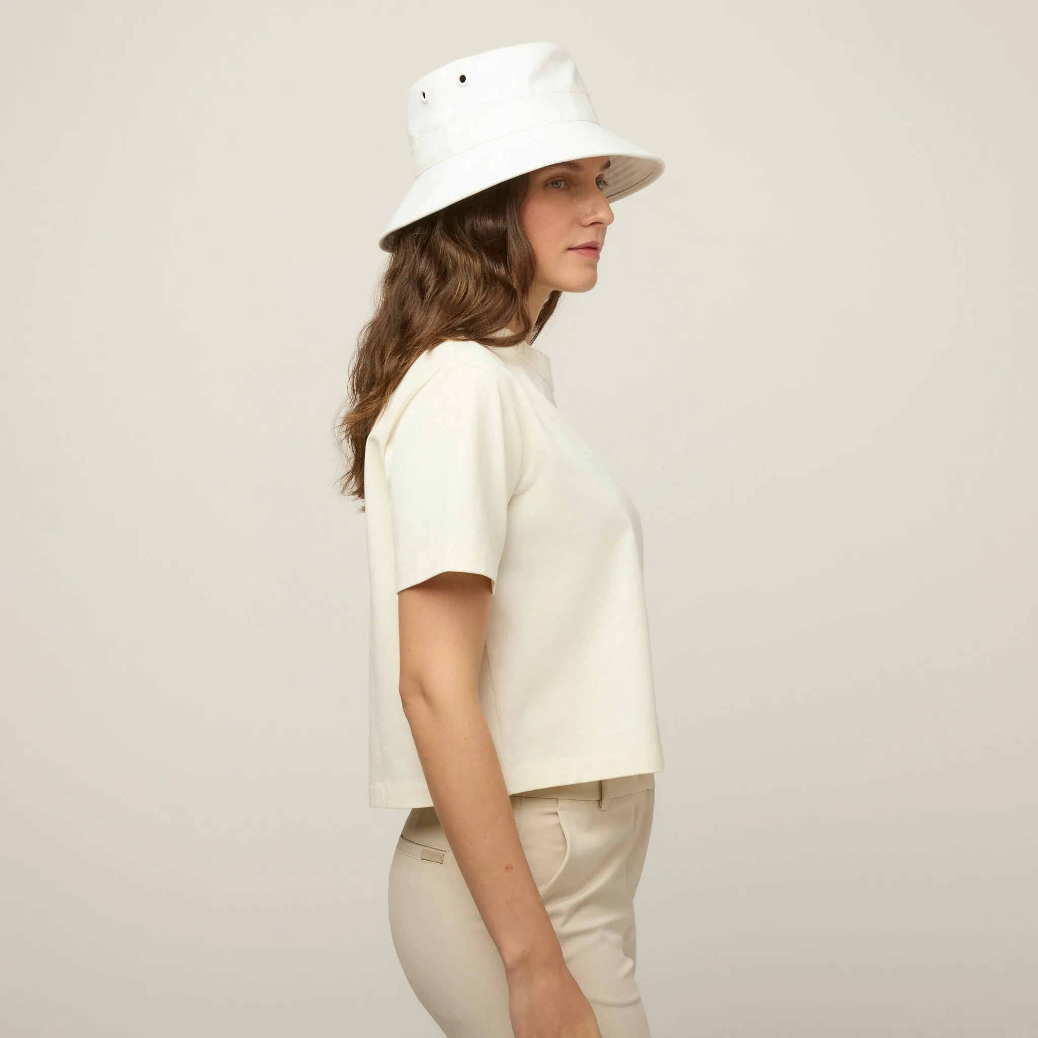 Rib Neckline Cropped Tee sold by TILLEY product image thumbnail 2