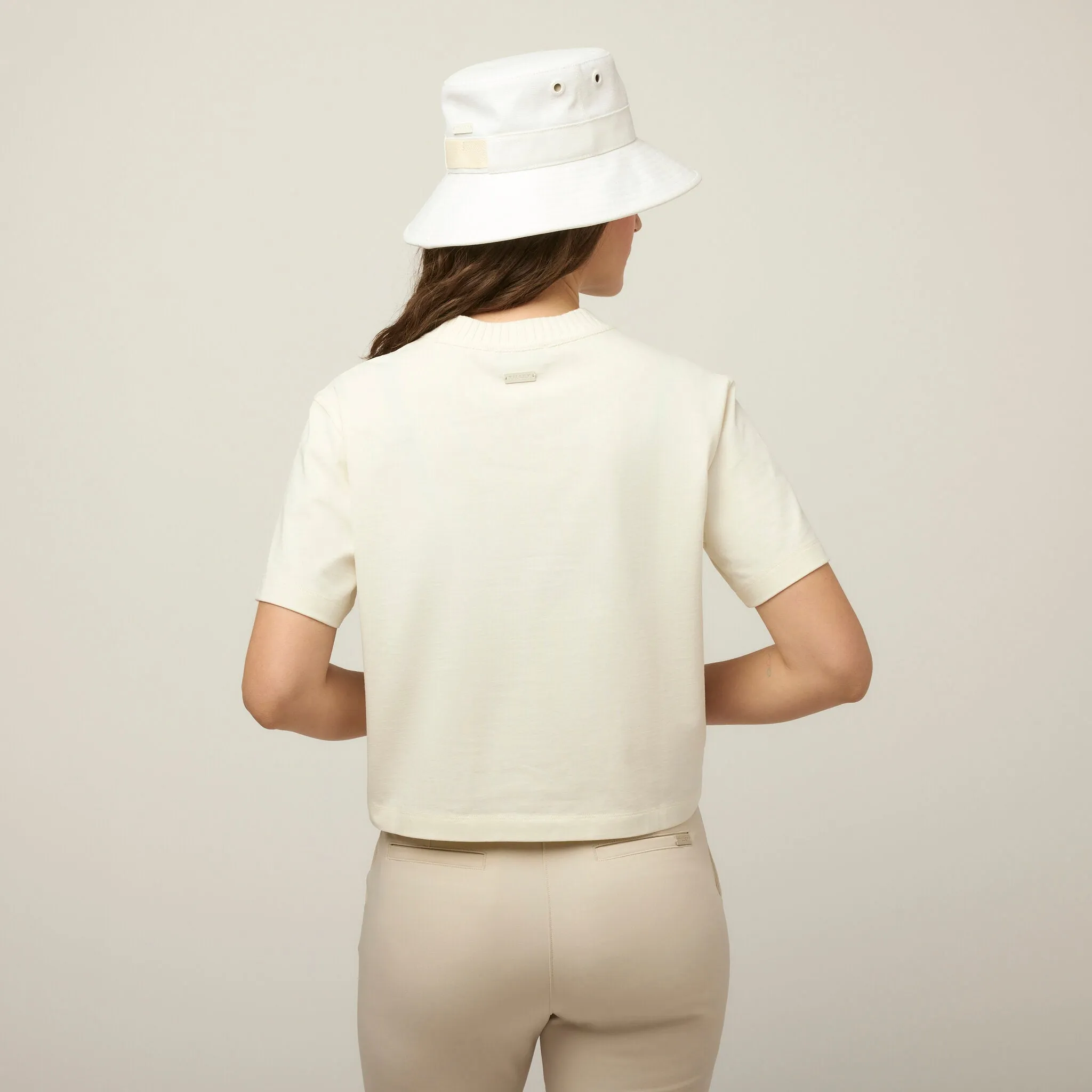 Rib Neckline Cropped Tee sold by TILLEY product image thumbnail 3