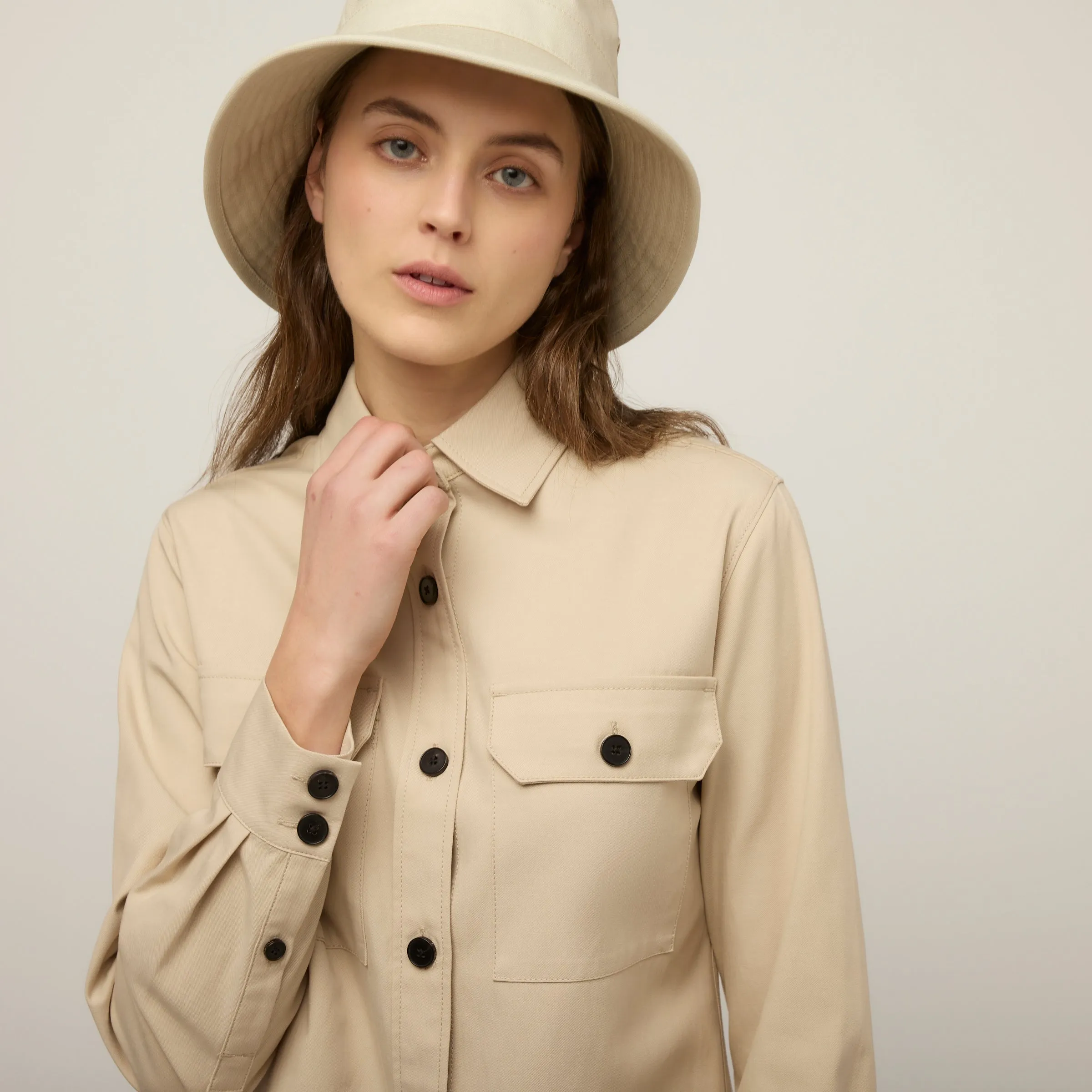 Tencel Cotton Oversized Shirt sold by TILLEY product image thumbnail 4