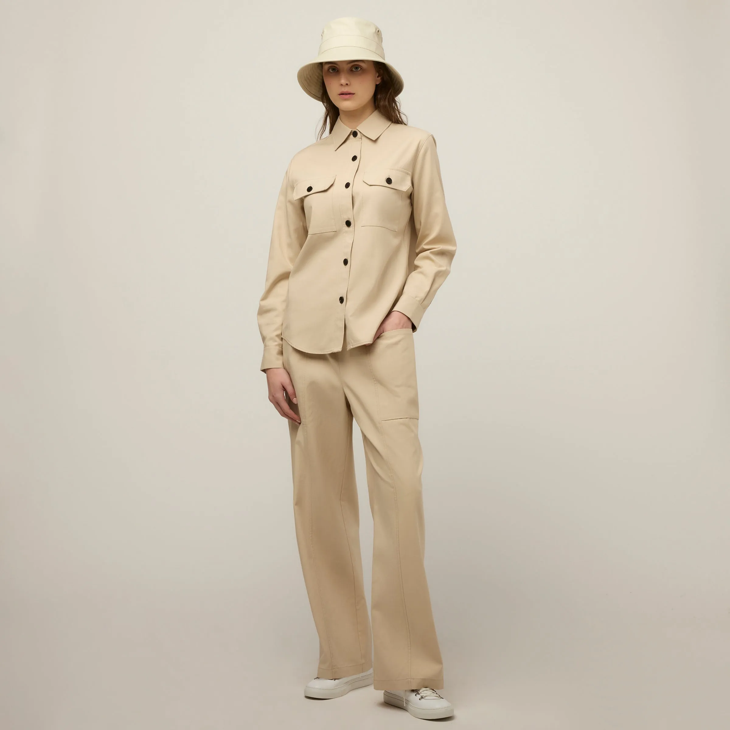 Tencel Cotton Oversized Shirt sold by TILLEY product image thumbnail 5