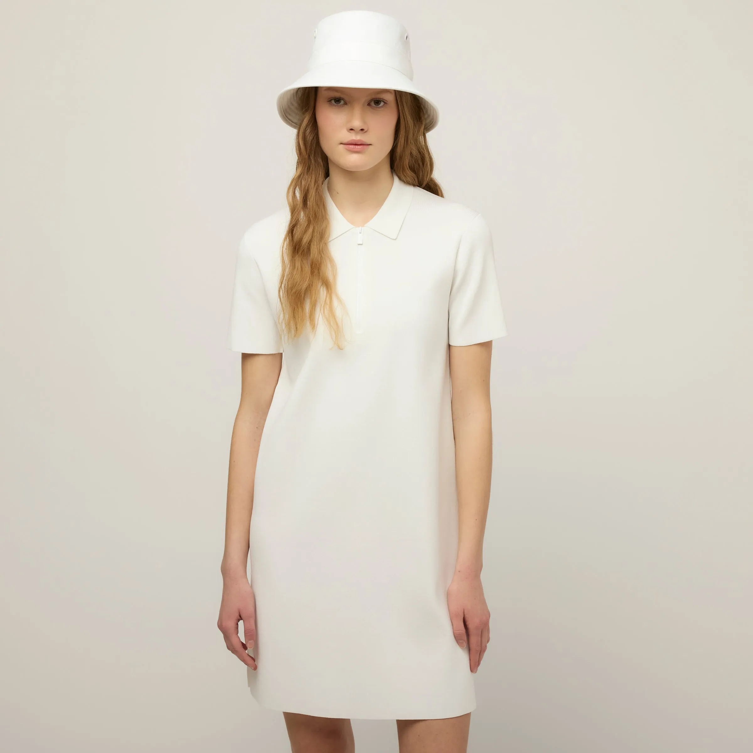 Short Sleeve Zip Polo Dress sold by TILLEY