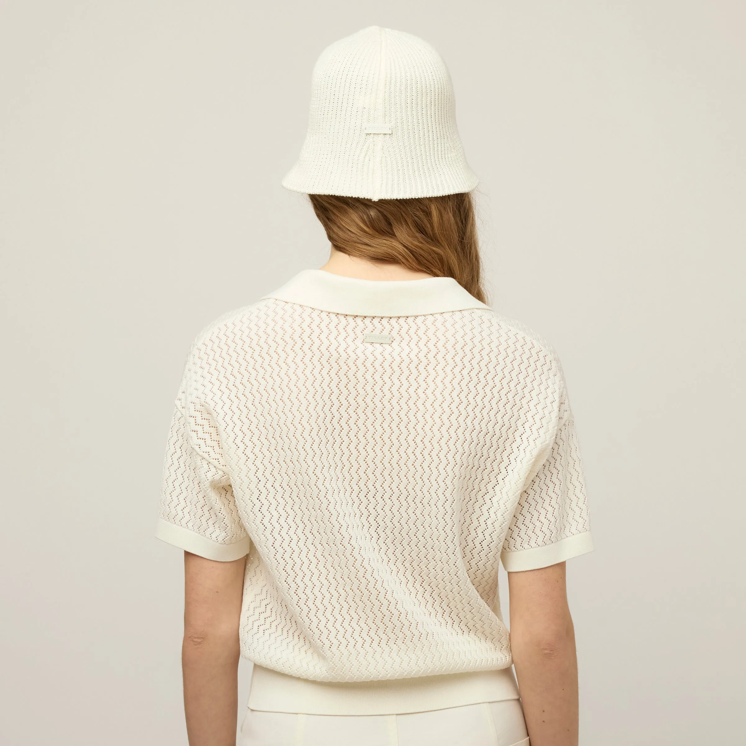 Open Knit Short Sleeve Polo sold by TILLEY product image thumbnail 3