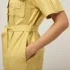 Tencel Cotton Safari Midi Dress sold by TILLEY