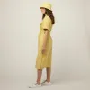 Tencel Cotton Safari Midi Dress sold by TILLEY