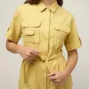 Tencel Cotton Safari Midi Dress sold by TILLEY
