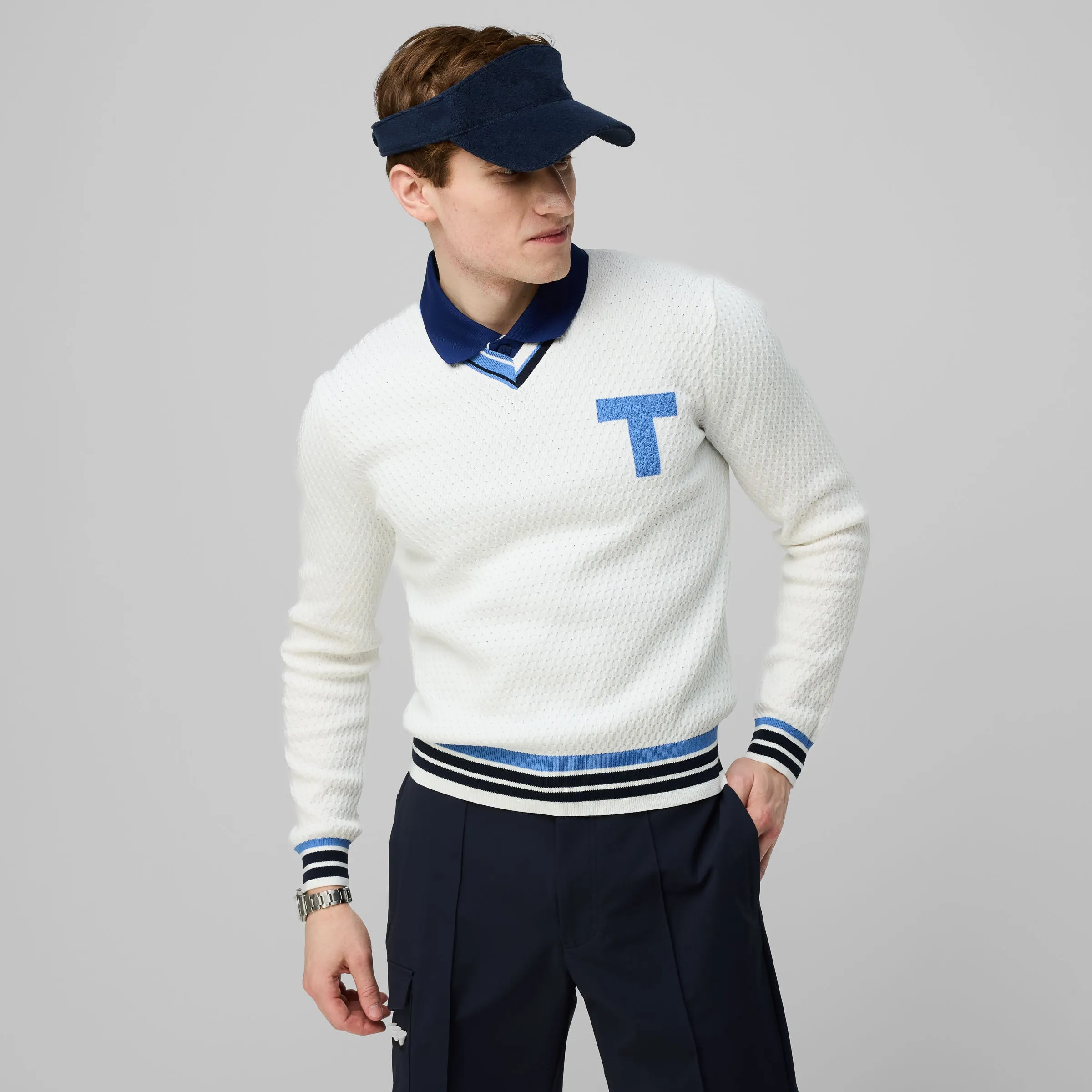 Sport V Neck Sweater sold by TILLEY product image thumbnail 2