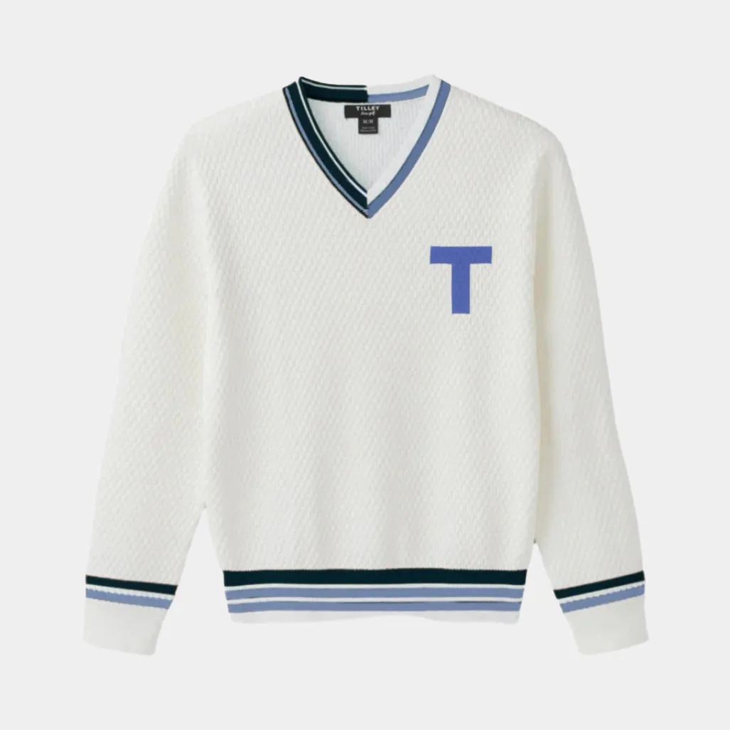 Sport V Neck Sweater sold by TILLEY