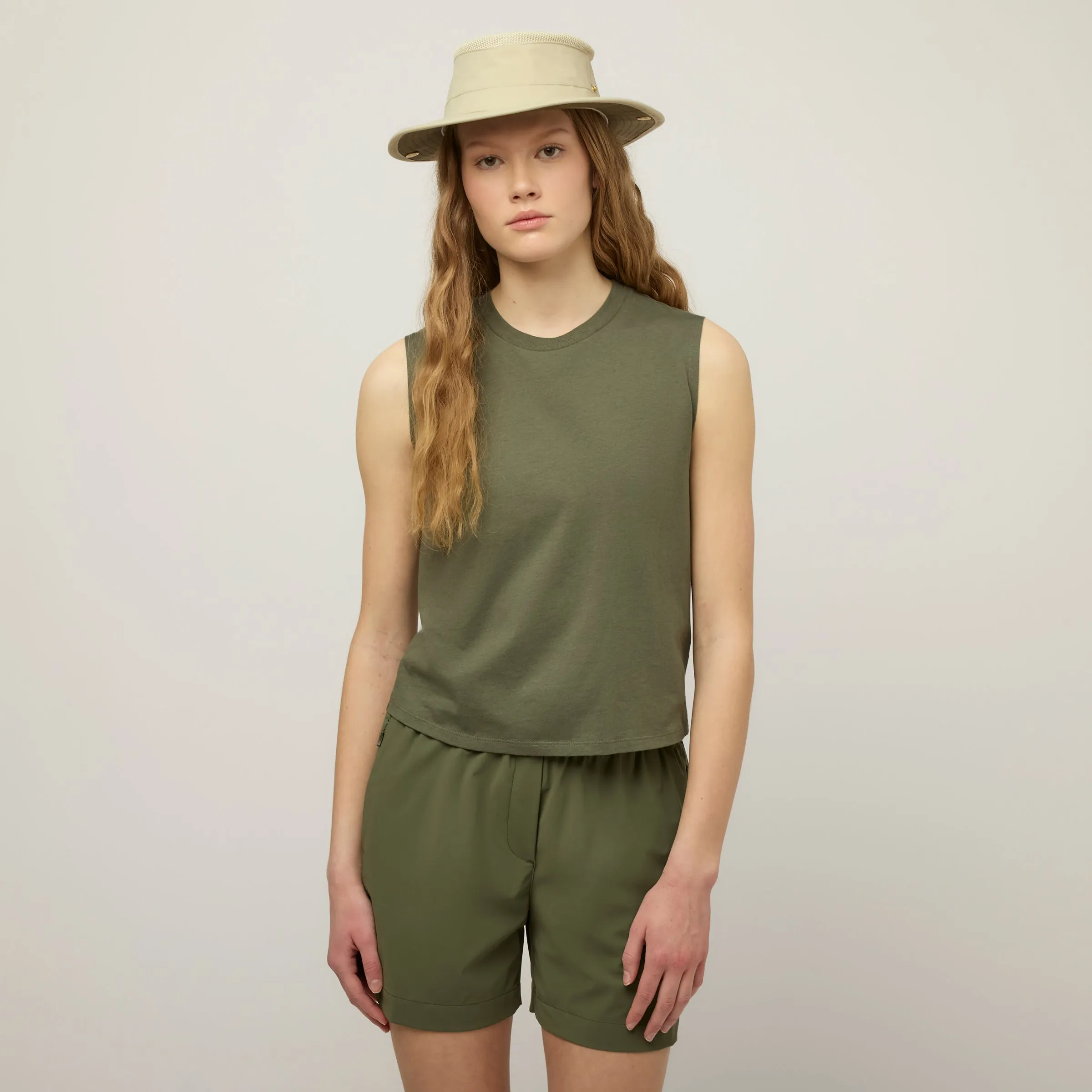 Lightweight Muscle Tank sold by TILLEY