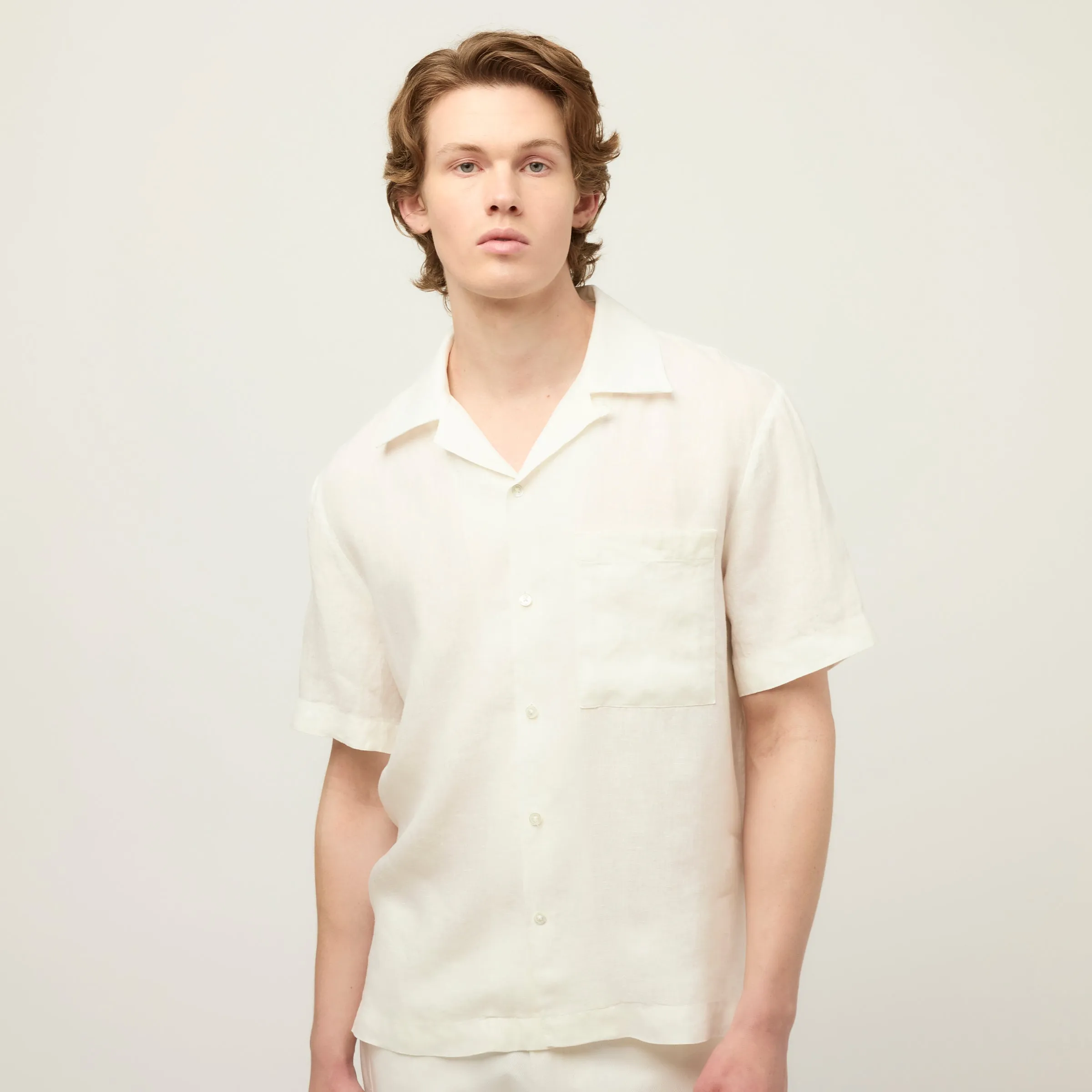 Short Sleeve Linen Camp Shirt sold by TILLEY