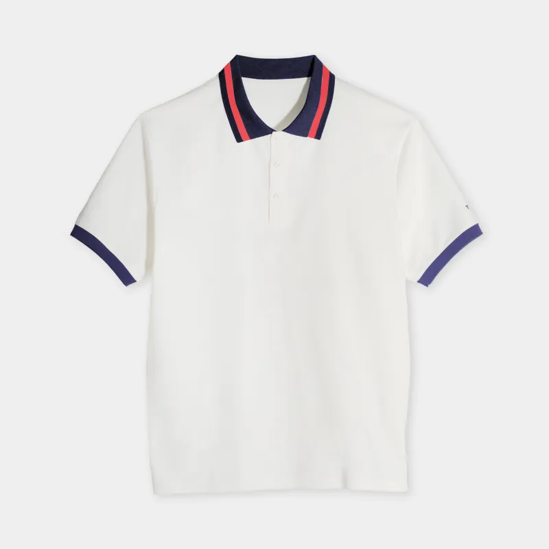 Supima Pique Stripe Polo sold by TILLEY