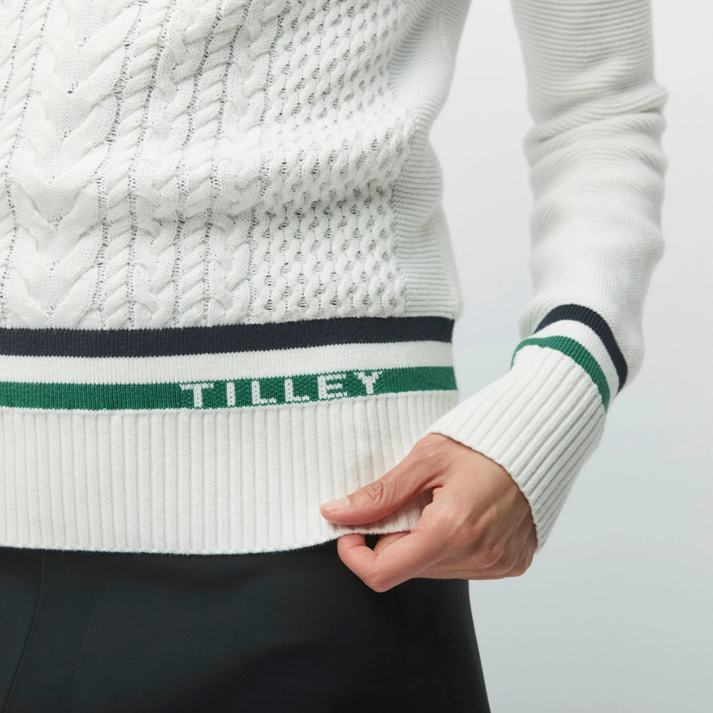 Preppy Deep V Sweater sold by TILLEY product image thumbnail 5