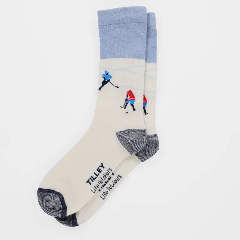 Pond Hockey Sock made by TILLEY