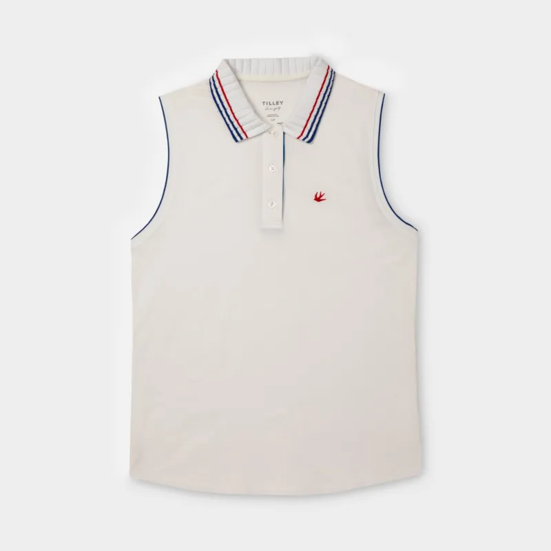 Sleeveless Pique Polo sold by TILLEY