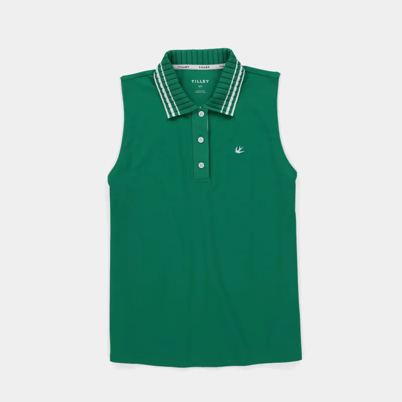 Supima Pique Sleeveless Polo sold by TILLEY