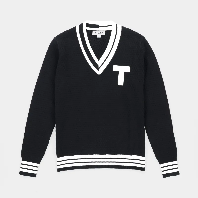 Sport V Neck Sweater sold by TILLEY