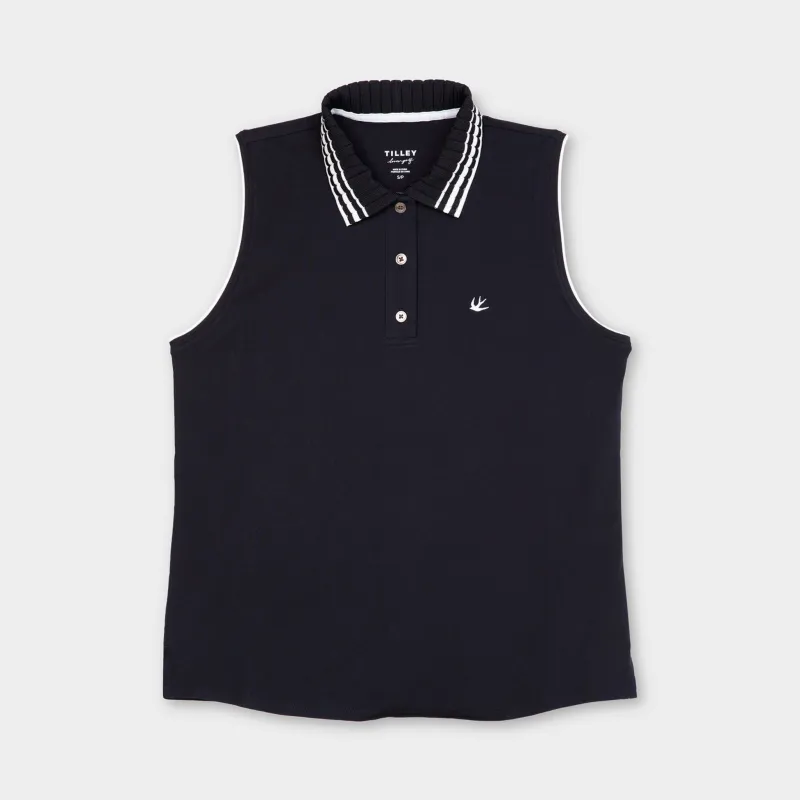 Sleeveless Pique Polo sold by TILLEY