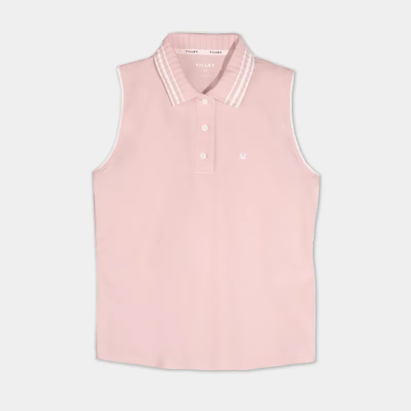 Supima Pique Sleeveless Polo made by TILLEY