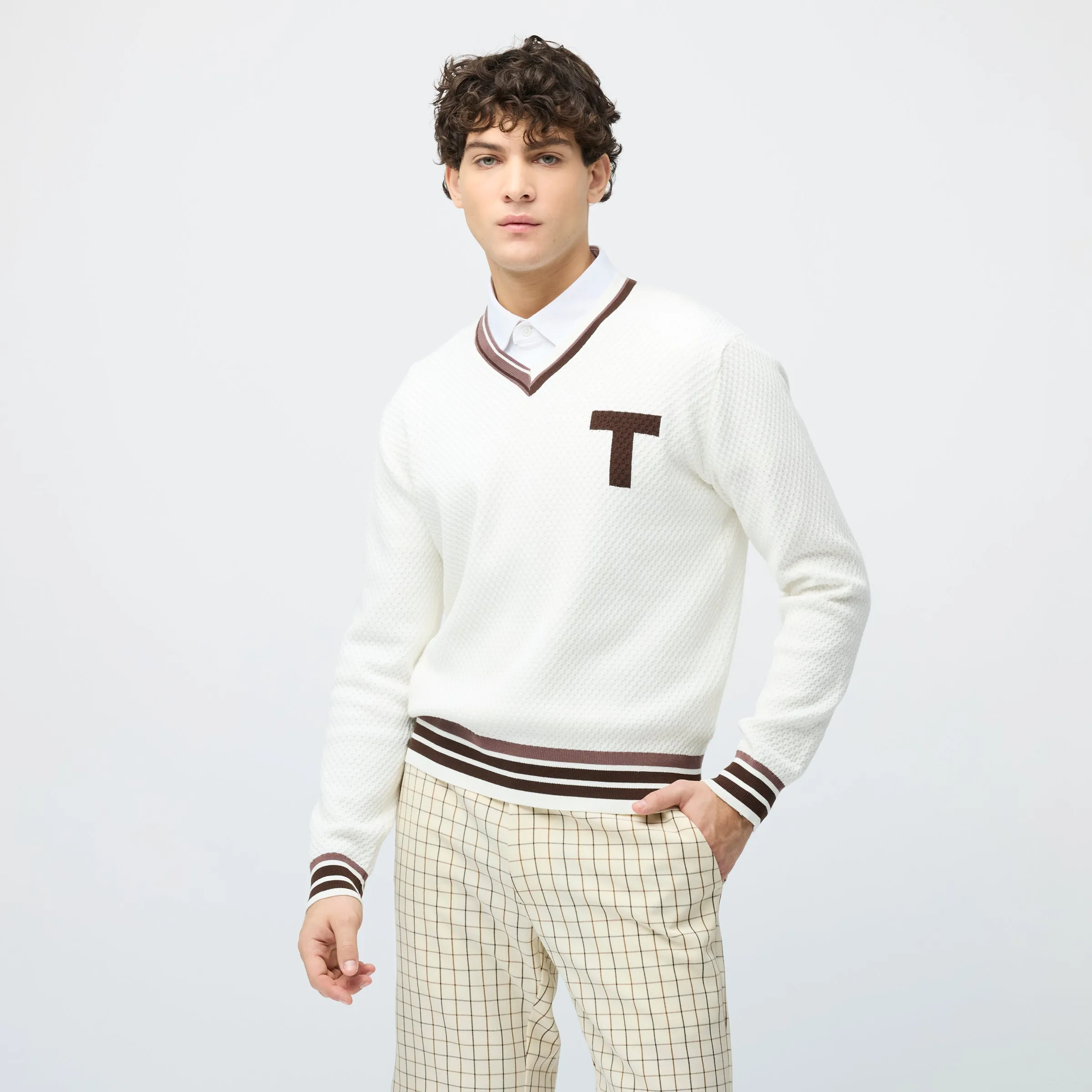 Sport V Neck Sweater sold by TILLEY product image thumbnail 2