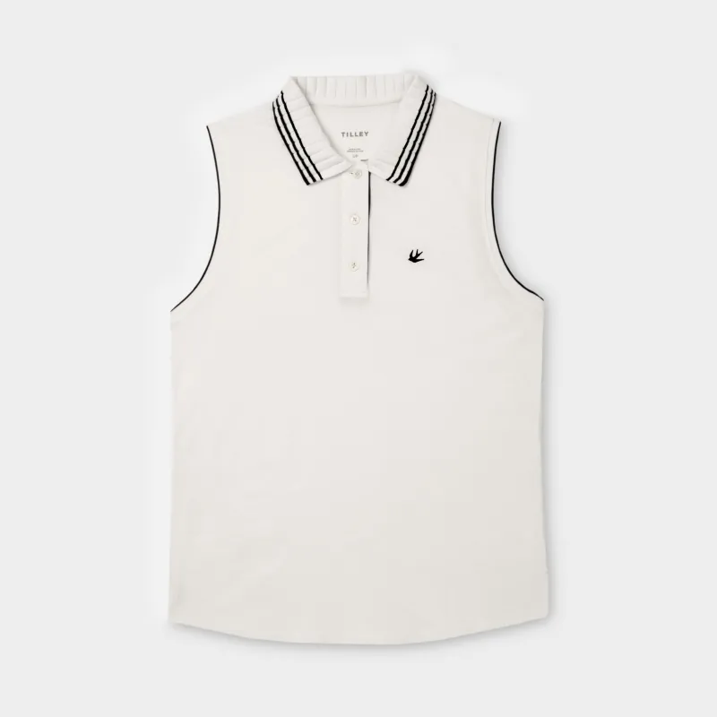 Supima Pique Sleeveless Polo sold by TILLEY