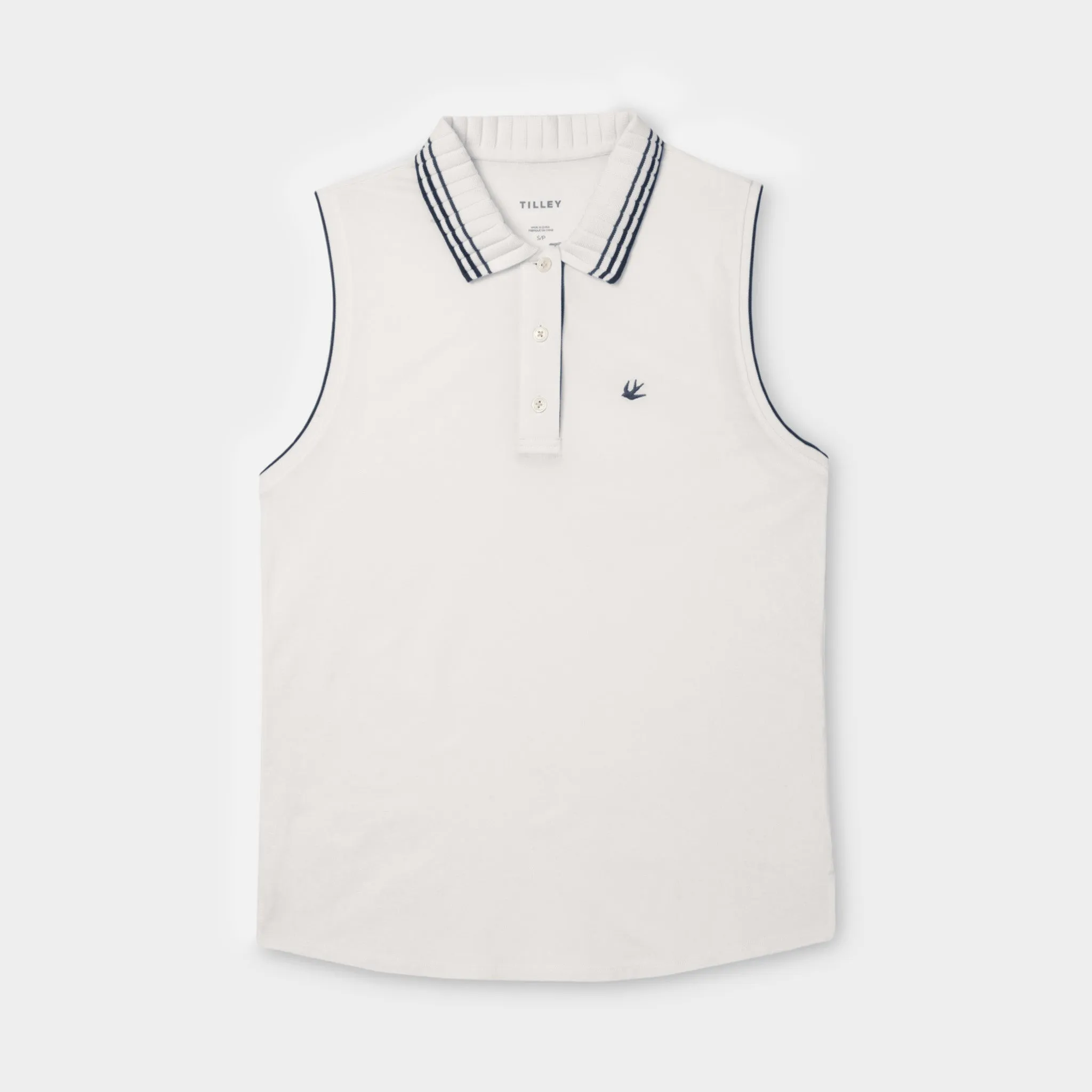Supima Pique Sleeveless Polo sold by TILLEY