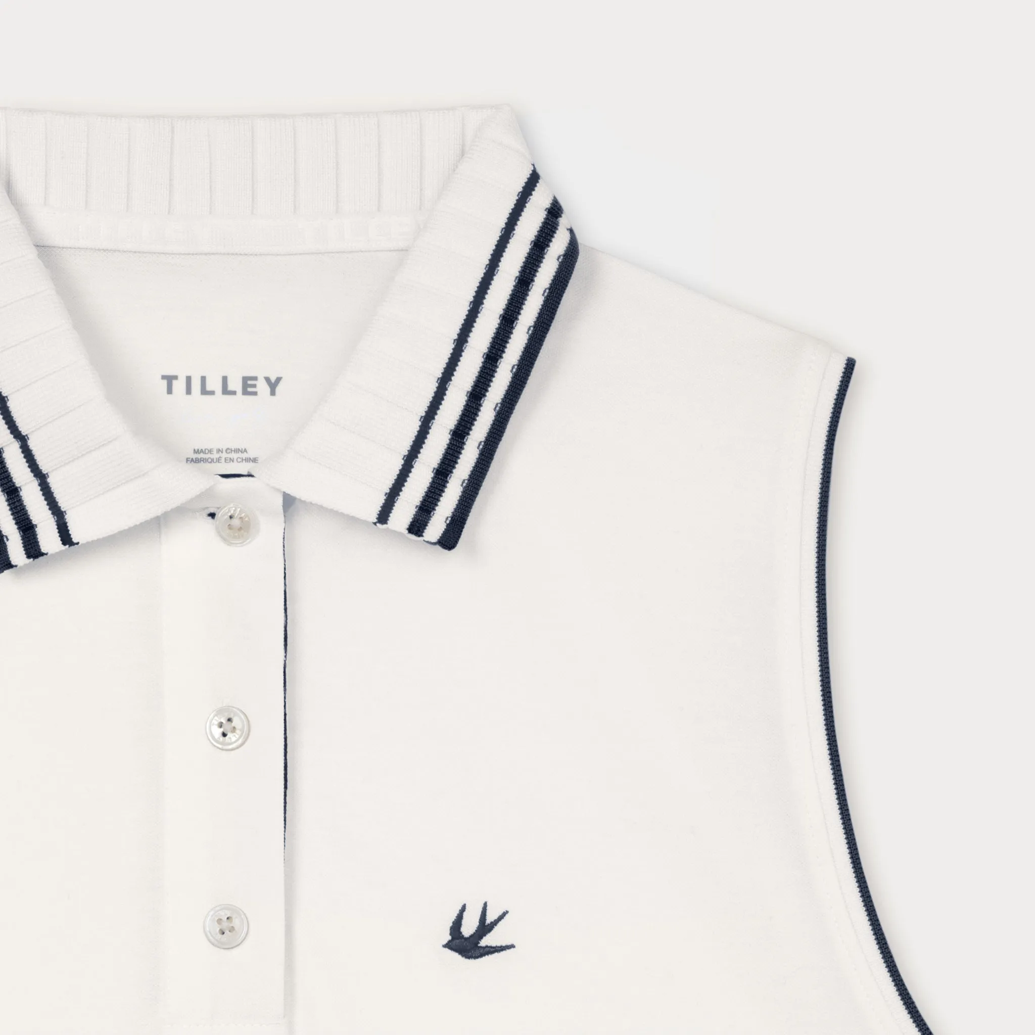 Supima Pique Sleeveless Polo sold by TILLEY product image thumbnail 2